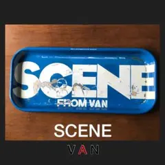 70' s SCENE FROM VAN ブリキ トレイ レトロのサムネイル