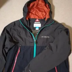 Columbia マウンテンパーカー 黒/オレンジ　オムニヒート