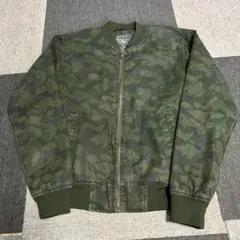 迷彩グリーン MA-1ジャケット