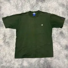 チャンピオン Tシャツ カーキ M フェード Y2K 00s アーカイブ