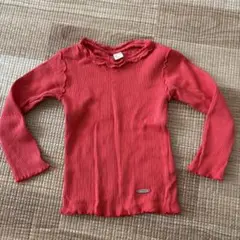 après les cours 赤い長袖Tシャツ 90サイズ