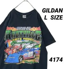ノックスビル 2009 00s Tシャツ L 黒 レーシング 両面プリント