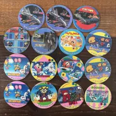 昭和レトロ ファミコン めんこ任天堂 ハドソン タイトー 15枚まとめ売り