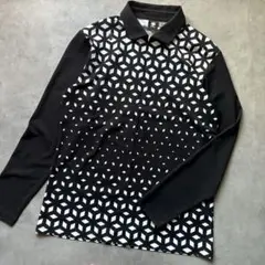 HANAグラフィック ロングスリーブシャツ O ブラック メンズ