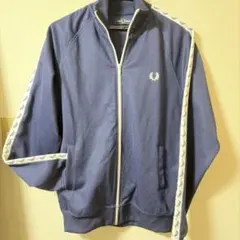 FRED PERRY ネイビー ジップアップジャケット M - メルカリ