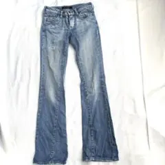 Camel Road ブーツカットデニム ダメージ加工のサムネイル