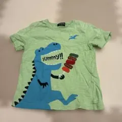 klädkåp 恐竜プリント Tシャツ 110
