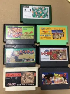 ファミコンソフト FCソフト 任天堂　7本セット　動作未確認