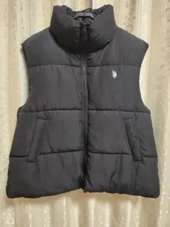 未使用/U.S. POLO ASSN. ダウンベスト ブラック Lサイズ