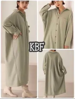大きいサイズ対応♡KBF♡2wayロングシーズンOKヘビロテ確定シャツワンピース