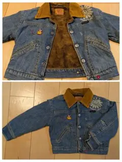 デニムジャケットヒスミニ★デニム★ジャケット★Gジャン　ボア