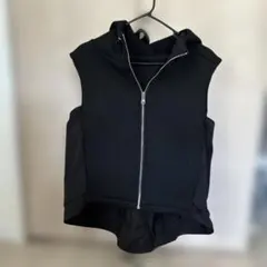 ダウンベストフリルリボン