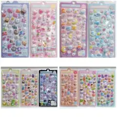 【値下げ】ぷっくりシール　10枚セット②　ぷくぷくシール　3D　立体シール