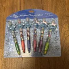 限定2012年ディズニー夏祭り　ボールペン6本セット