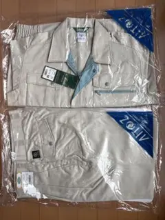 AITOZ ベージュ作業服 上下セット M-82 【新品】