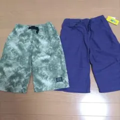 男児ハーフパンツ　新品2枚　160