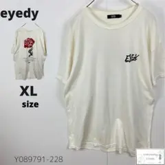 訳有 eyedy アイディー HOTROSE Tee Tシャツ カットソー XL