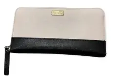 ケイトスペード　長財布　バイカラー