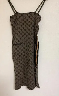 FENDI フェンディ キャミワンピース ズッカ柄 40【着用画像あり】のサムネイル