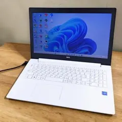 快適SSD240GB Win11 すぐ使えるNECノートパソコン 薄型 カメラ付