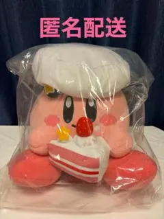 一番くじ　カービィカフェ　A賞もぐもぐピンクショートケーキぬいぐるみ