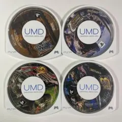 PSP モンスターハンターポータブル 4本セット ソフトのみ