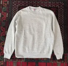 HANES USA製　無地スウェット　アッシュグレー