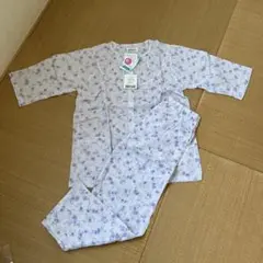 新品BellHouse 花柄 レディースパジャマ 綿100% 七分袖長ズボンM
