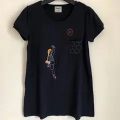 パラビオン　刺繍　ガーリー　ロングTシャツのサムネイル