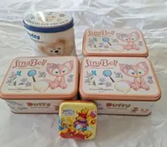 ディズニー空き缶セット★ダッフィー他★