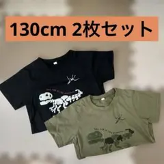130cm 恐竜 Tシャツ 2枚セット