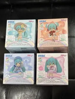初音ミクシリーズ　ふわぷちちょこのせミニフィギュア　“初音ミク” 4個