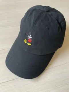 Disney ミッキーマウス 刺繍 キャップ ブラックのサムネイル