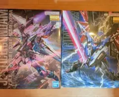 超メルカリ市限定】MG ジャスティスガンダム& デスティニーガンダム