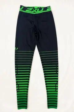 2XU リカバリータイツ XSブラック グリーンのサムネイル