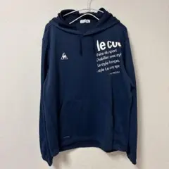 K1990 Le Coq Sportif ネイビー プルオーバーパーカーM