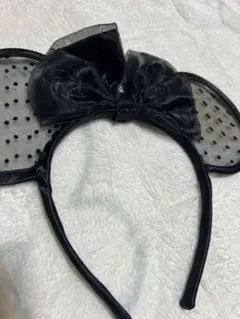 Disney ミニーちゃん　リボンのドッドカチューシャ