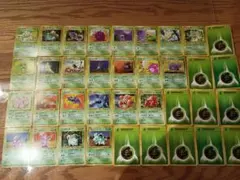 ポケモンカード　旧裏　草タイプ　まとめ売り　36枚セット