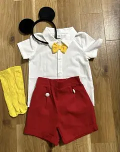 ディズニーコスプレ　ミッキーコスプレ　キッズ　ハロウィン　ハロウィンコスプレ