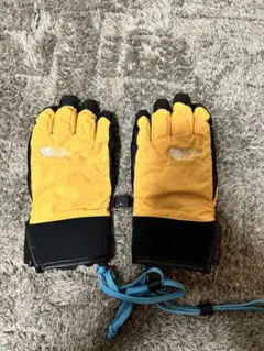 B*)様 The North Face XS スキーグローブ イエロー/ブラック