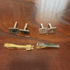 ネクタイピン　カフスボタン2種セット