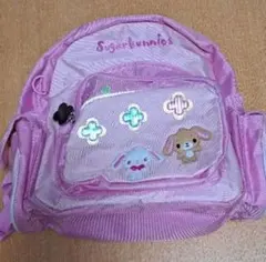 最終値下げ平成レトロ　レアSugarbunnies ピンク リュックサック 最終値下げ平成レトロ レアSugarbunnies ピンク リュックサック - メルカリ