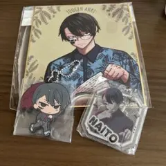 桃源暗鬼 無陀野無人 色紙 ラバーストラップ アクリルキーホルダー3点セット