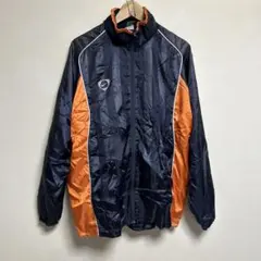 NIKE ナイロンジャケット ネイビー×オレンジ L