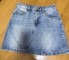 Stradivarius デニムブルー デニムミニスカート 34のサムネイル