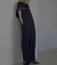 AMERI　SAILOR SCARF ROMPERS