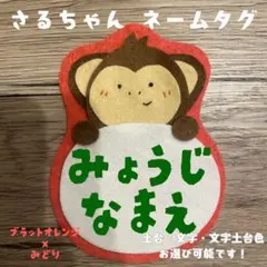 きりん☆フェルト/名札/実習/ネームタグ/オーダーメイド 幼稚園 保育