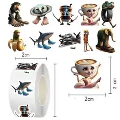 ブレインロット　シール　110枚