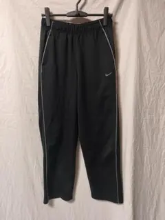 NIKE DRI-FIT トラックパンツ ジャージ 黒 ロゴ刺繍 メンズ L