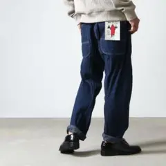 美品　キャルオーライン　ペインターパンツ　L
